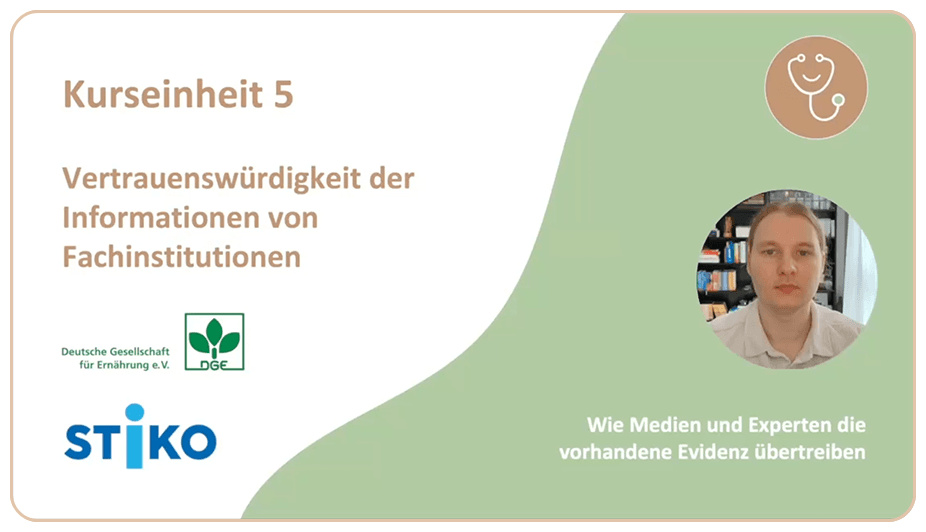 Wie vertrauenswürdig sind Institutionen wie STIKO und DGE?