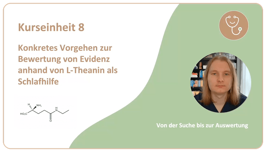 Bewertung von Evidenz am Beispiel von L-Theanin